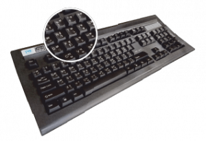 Gold bharat Mechanical Bilingual Keyboard